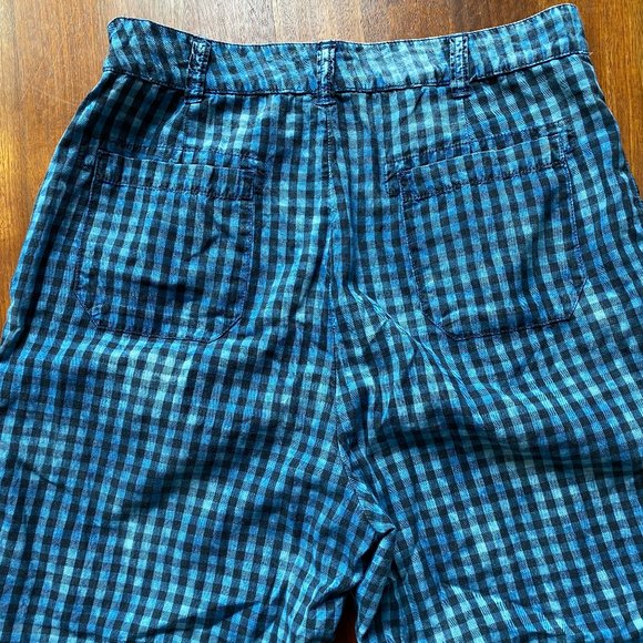 Maeve for Anthropologie Bleached Gingham Pants, 14 - Picture 12 of 15